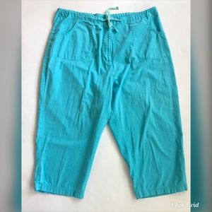 Main Street Blues Plus Size Capris   18W